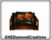 GHEDC Blk/Orange Chair