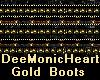 Demon Stud Boots gold