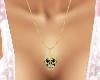 *TJ* Skull Pendant G Bk