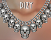 Silver Skull Chain