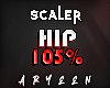 A. Hip 105%