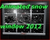 Window animated snow