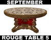 (S) Rouge Table 5