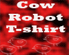 cow robot t-shirt