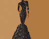 Black&Copper Sequin Gown