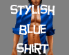 ! Shirt ~ Blue ~ Stylish
