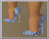 ras blue denim heels