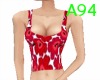 [A94] Red Flowers Top
