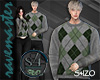 [S4] M|Knitted GreyGreen