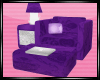 |Purple Laptop Couch|