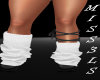 Black boots-White socks