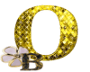 B♛|Gold Sign Letter O