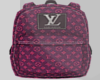 Purple LV Backpack