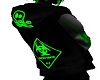 -x- green toxic hoody