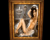 Fantasy Art Gold Framed