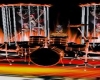 flames drum kit