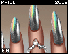 Holographic Nails +Rings