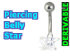 Piercing Belly Star Body