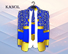 Batik Blue Gold