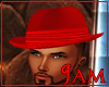 J!:Mens Dress Hat (Red)