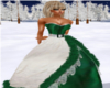 Emerald Christmas Gown