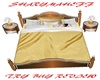 LUX GOLDWHITE BED/POSES