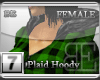 [BE] Green Plaid|Hoody F