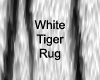 White Tiger Fur Rug