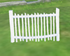 white farm fence