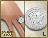 Kdo' Silver Versace Ring