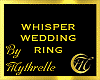 WHISPER WEDDING RING