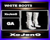 WHITE BOOTS