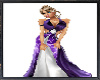 Purple Ballroom gown