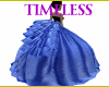 Nobel Blue Lame Gown