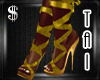 [TT]Silk heels yellow