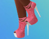 Pink Lattice Shoes