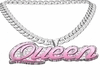 Pink/Silver Queen Chain