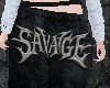 Black Baggy Pant
