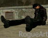 Play Dead Sitting Pose