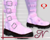 N- Boots Baby Pink Buckl