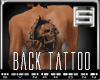[S] Back Tattoo Skull -m