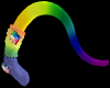 Rainbow Noodle Sock Tail