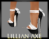 [la] Black n white heels