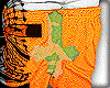 short custom orange