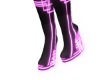 Neon Pink Boots