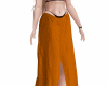 y. baggy skirt orange