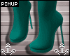 ⚓ | Thigh Boots Teal