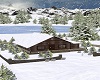 Winter Snow Cabin