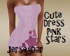 RLS Cute Dress PinkStars