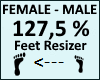 Feet Scaler 127,5%